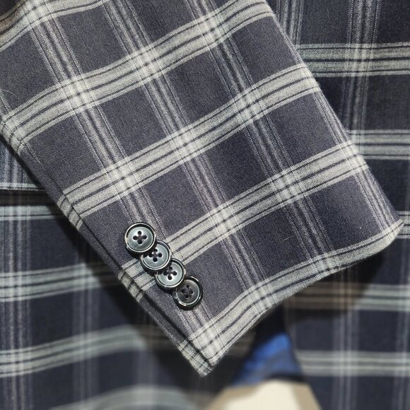 Ben Sherman Sport Coat Preppy Old Money Men's Navy Blazer Size Classic Style - Picture 9 of 14